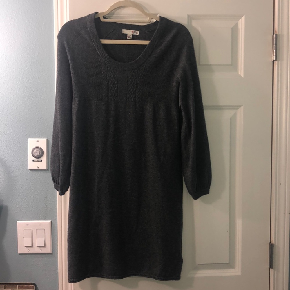Joie Cashmere grey sweater dress